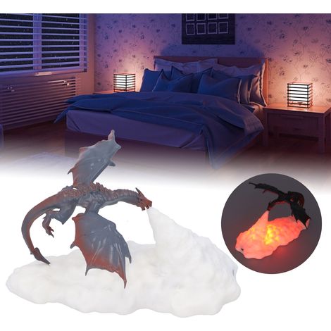Innovative, 3D-gedruckte LED-Schreibtischlampe in Drachenform für Zuhause oder Studentenwohnheim (1/5)