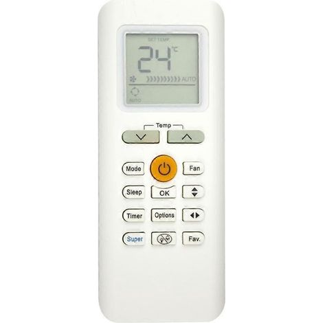Télécommande de remplacement pour climatiseur RG70A BGEF (1/5)