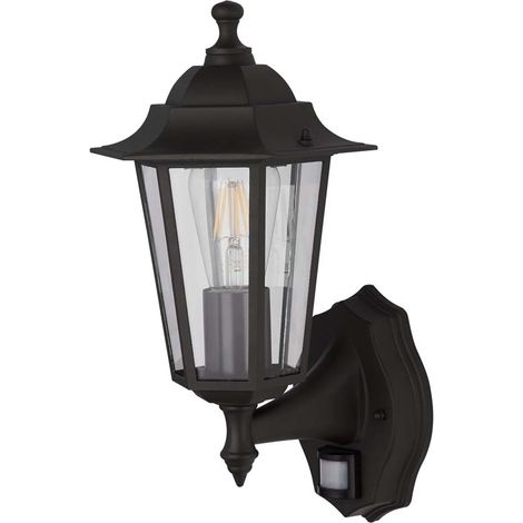 Lampe d’extérieur classique Alex avec capteur - 68001BK (1/3)