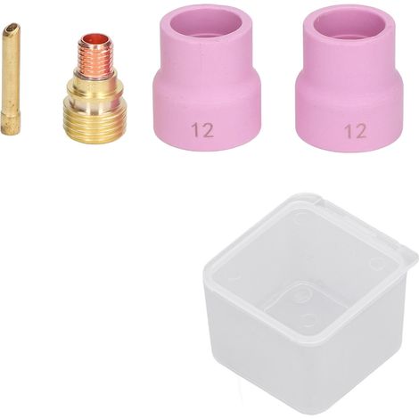 4-teiliges WIG-Schweißzubehörset, 2 Keramikdüsen, 4