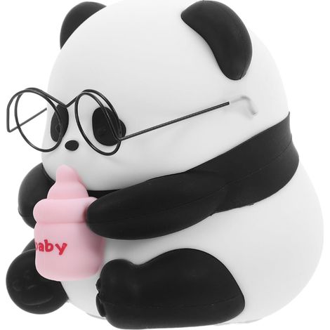 Veilleuse Panda Silicone Rechargeable pour Garçon Fille (1/5)