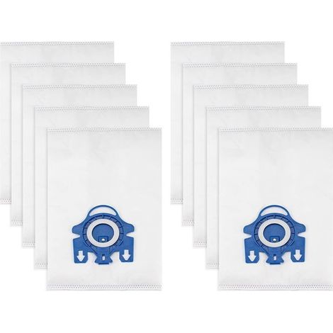 Bolsas de repuesto para aspiradoras Miele Classic C2 C3 S2 S5 S8 S400 Series GN (paquete de 10 unidades) Bolsas purificadoras de aire 3D (1/5)