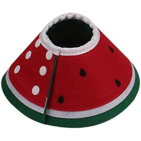 Erleichtern Sie Ihrem Haustier die Genesung mit einem bequemen und verstellbaren konischen Katzenhalsband – Wassermelone.