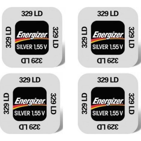 .4 Piles Energizer 329LD SR731SW.