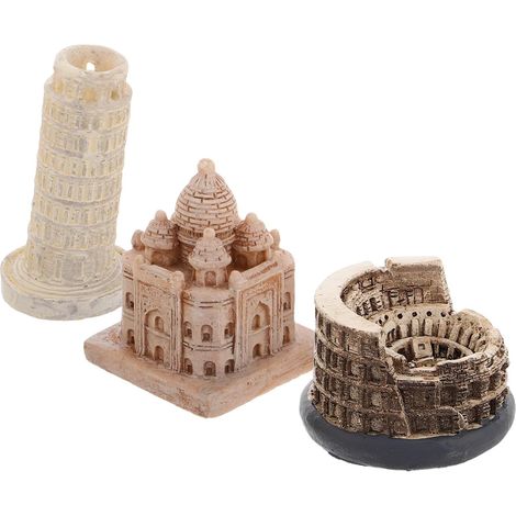 Accessoires de Scène Miniature et Ornement Décoratif en Résine Modèle D'architecture Détaillé pour Décoration de Bureau pour Collectionneurs (1/5)
