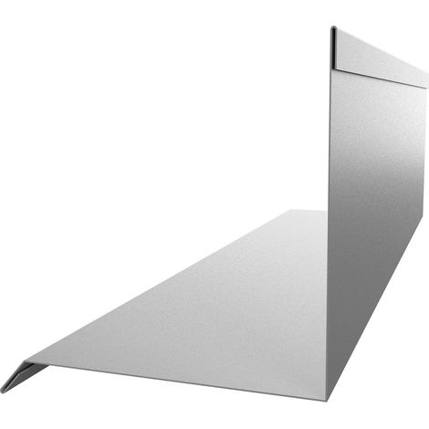 Wandanschluß TYP 2, 100x110, L.2000mm, ALU natur, 0,70mm