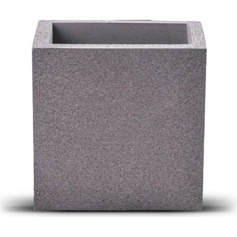 Aplique LED cuadrado V-TAC G9 (máx. 25 W) en hormigón gris claro IP20