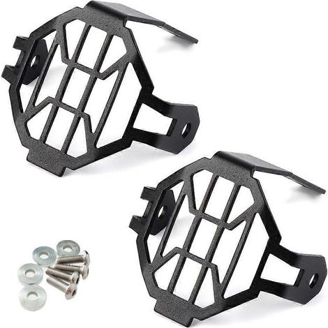 Protection de phare antibrouillard pour moto, couvercle de protection en aluminium pour lampe LED (1/5)