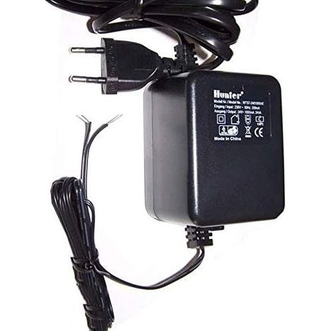 Suinga – Transformateur 220V à 24V pour programmateurs d'irrigation – Sortie 24VAC – Compatible avec contrôleurs Hunter – Installation facile