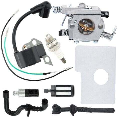 Compatible avec le carburateur pour tronçonneuse Stihl MS170C MS180C 017 018 MS170 MS180 Remplace pour Stihl 1130-120-0603 (1/5)