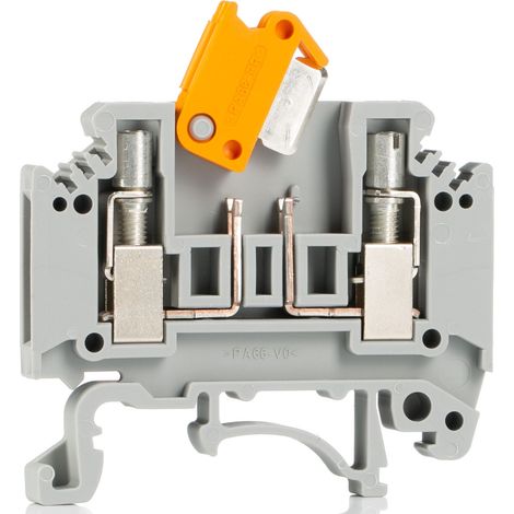 Bloc de jonction sectionnable à couteau Phoenix Contact MTK-P/P, 0.2 2.5mm², A visser, Gris ( Prix pour Paquet de 5 )