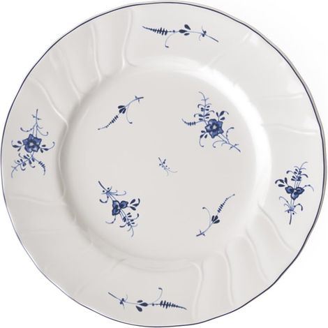 Assiette à Dessert Porcelaine Bleu 22 x 23 x 7 cm (1/3)