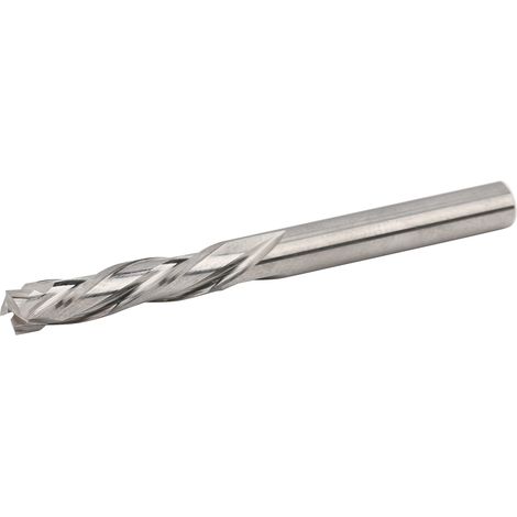 Fraise à trois dents pour le travail de l'aluminium, outil de coupe 5 x 5 x 22 x 55 mm