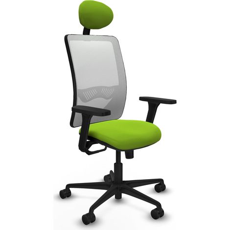Chaise piqueras y crespo Zulema noir accoudoirs réglables (1/2)