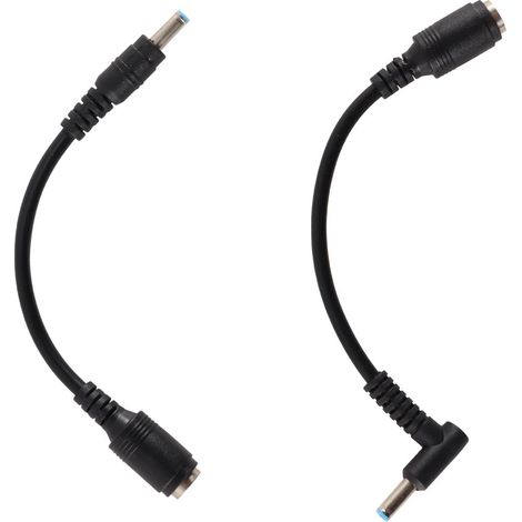 Adaptateur De Chargeur Pour Ordinateur Portable, 2 Embouts De 7,4 X 5,0 Vers 4,5 X 3,0 Mm, Convertisseur De Connecteur Câble D'alimentation Ordinateur Portable, Adaptateur (1/5)