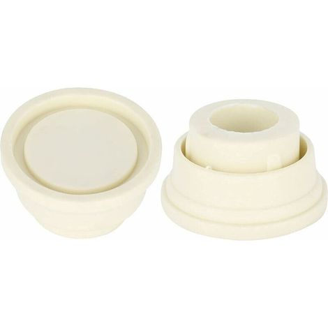 2 pieces rubber buffers for swimming pool ladder, white ladder bumpers for swimming pool ladder (1/5)