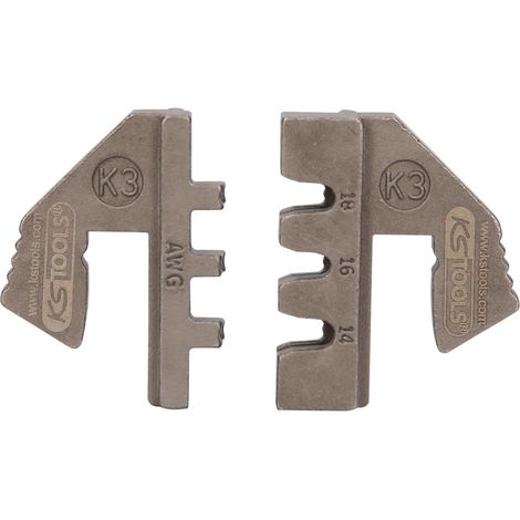 Insert de pince à sertir pour DEUTSCH DT, Ø 1,0/1,5/2,5 mm² (1/2)