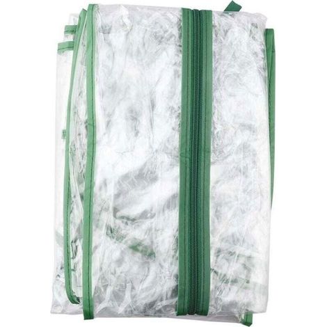 Housse de rechange pour serre à 3 couches, en plastique transparent, pour mini serre, pour cadre extérieur(sans cadre) (1/5)