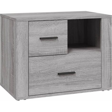 Maison Exclusive - Comodino Grigio Sonoma 60x36x45 cm in Legno Multistrato (1/5)