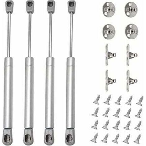 4 Stück Gasdruckfeder 60N Hydraulikfeder Möbeldämpfer Tür Schrank Für Schränke Bücherregale Möbel (4, 60N) (1/5)