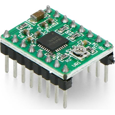Controlador motor paso a paso Rosfix a4988 limitación corriente protección térmica (1/3)