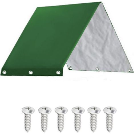 Telo per tetto 226 x 132 cm Tessuto Oxford impermeabile con rivestimento argentato Tetto di ricambio per panchine a dondolo, coperture per patio, sedie a sdraio, giardino (1/5)