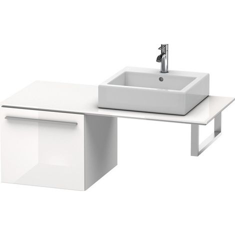 Duravit X-Large Base per console 6733, 1 estraibile, 500 mm, Colore (anteriore/corpo): Albicocca Perla di seta opaco laccato opaco - XL673302020