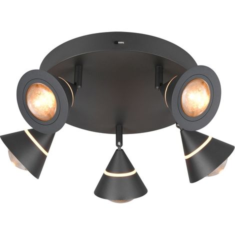 Plafonnier Romeo noir - 637010532