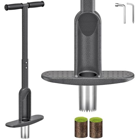 Plantoir Bulbes Outil Transplantation Fleurs/Profondeur 7.6-15cm (1/5)