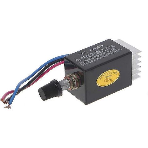 Interrupteur de variateur de vitesse pour moteur, commande de chauffage de ventilateur de camion, dégivreur, CC 12 V 24 V (1/5)