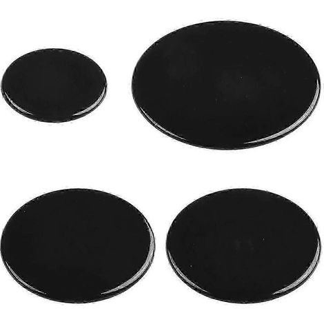 JIAJIEFANG Set mit 4 Brennerkappen für Gaskochfelder (55 mm, 75 mm und 100 mm) und konkaver Flammenkappe (1/5)