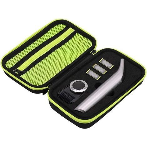 Périphériques Gamers,1pc Barbe Tondeuse Sac De Rangement Boîte Étui Rigide Housse De Protection Pour Philips - Type Black green