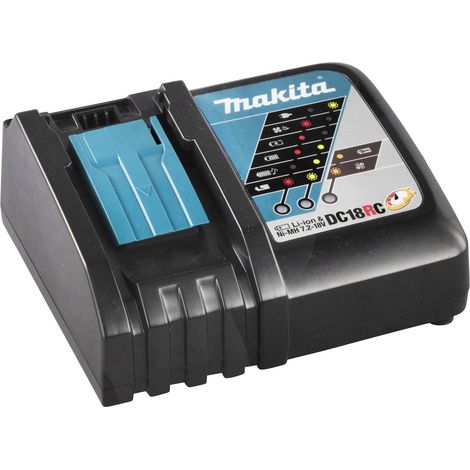 [NEUWERTIG] B-Ware Makita Akkupack-Ladegerät DC18RC Schnellladegerät 18V LiIon 230V 1 Kanal 0.9kg (1/2)