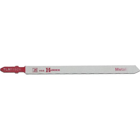 Hanger TLM11021 Pacco da 5 lame per seghetto alternativo in acciaio rapido