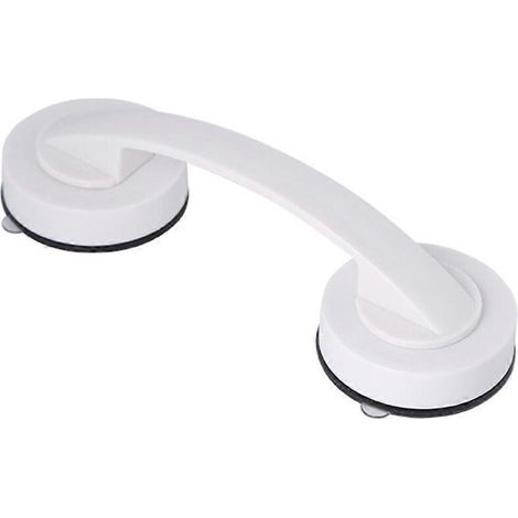 No-drill shower handle with suction cup for shower CJY White-AquaForge (1/2)