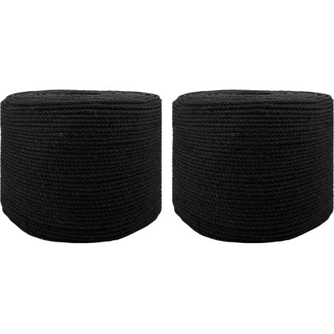 Teenpull – Seil 2 pcs Schwarz Baumwolle (1/5)