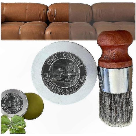 Baume de soin du cuir 30-150g pour canapé, veste, sac à main - Entretien et rénovation du mobilier, cire protectrice (1/5)