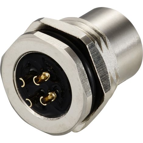 TRU COMPONENTS TC-12833052 Sensor/Aktor Einbaubuchse M12 Buchse, Einbau Polzahl Sensoren: 4 1 St.
