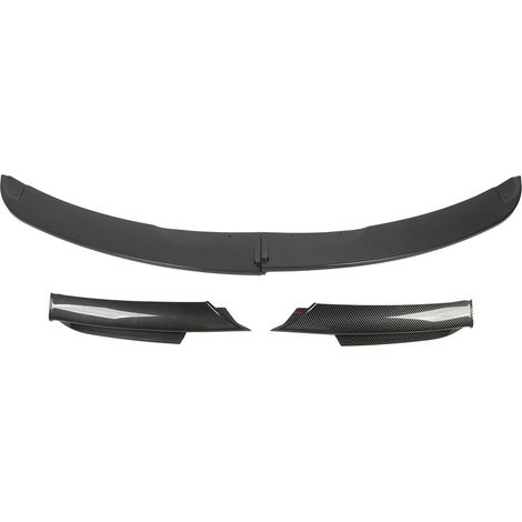 4x Becquet Pare-Choc Avant Haute Dureté Kit Carrosserie pour Série 3 E90 E91 M-Sport 2005-2008 Style Fibre de Carbone (1/5)