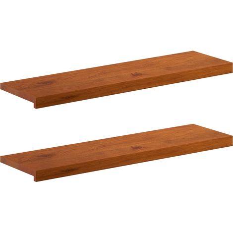 Fensterbänke 2 stk. Braun 100 x 30 x 2 cm Massivholz Eiche vidaXL
