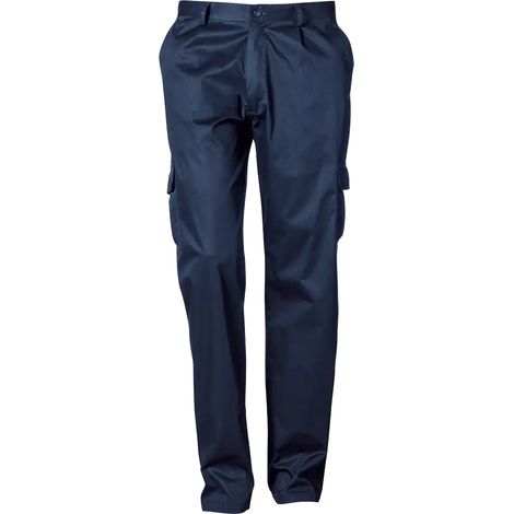 SIR SAFETY SYSTEM BREEZE Pantalon de travail en coton multipoches bleu marine Taille 44