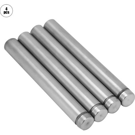 vis de fixation pour panneaux publicitaires en acier inoxydable, entretoise creuse pour verre (12120 mm) (1/5)