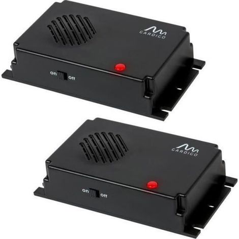 GOOD-Gardigo Lot de 2 Répulsif Ultrason Anti-Fouine pour Auto Anti-Martres Rongeurs Souris Bestioles Maison Garage Grenier Camping (1/2)