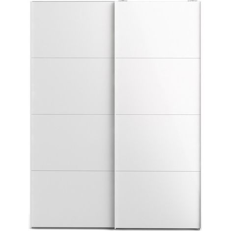 Veto Schiebetürenschrank B150 cm 2 Türen weiß und weiß hochglanz. (1/5)