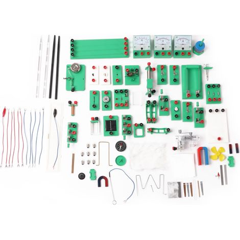 Kit Électronique Circuit Électrique Expériences Scientifiques pour Lycée Électromagnétisme Physique Collège Étudiants (1/5)