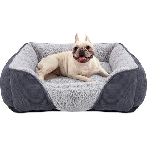 Panier pour chien de petite taille - Lavable et moelleux - Antidérapant 51 x 48 x 15 cm