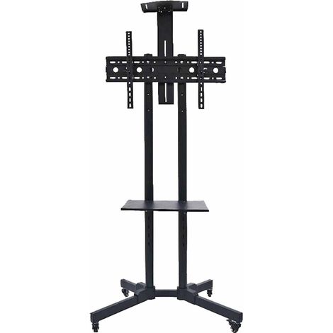 Chariot TV mobile à roulettes silencieuses 360° - Support de sol TV roulant épais et peu encombrant pour la maison, les salles de conférence et les hôtels (norme 1500). (1/5)