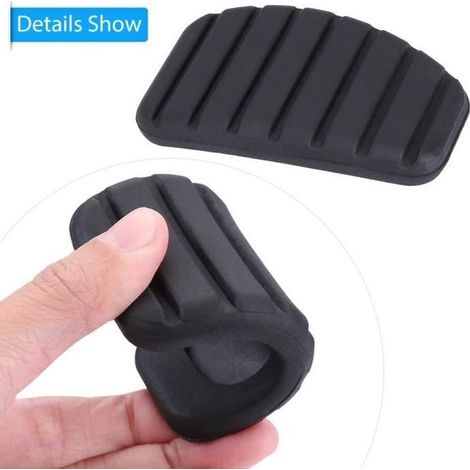 Pedalabdeckung – VINGVO – Gummi – Schwarz – Kompatibel mit Renault Clio, Scenic, Laguna, Kangoo, Espace, Modus (1/5)