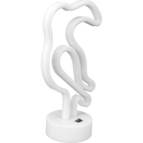 Veilleuse lumineuse LED néon colorée en forme d'oiseau pour la décoration de la maison, des mariages et des fêtes - Alimentation USB/piles