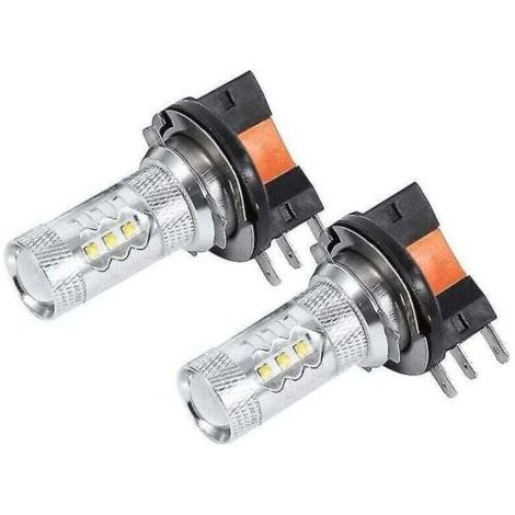 Ampoule de phare de voiture LED xH1580W, blanche (1/3)